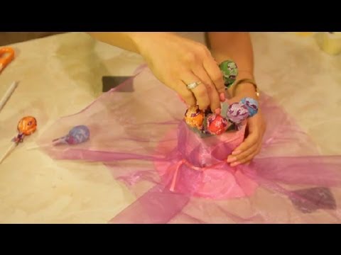 Vidéo lollipop decorations birthday