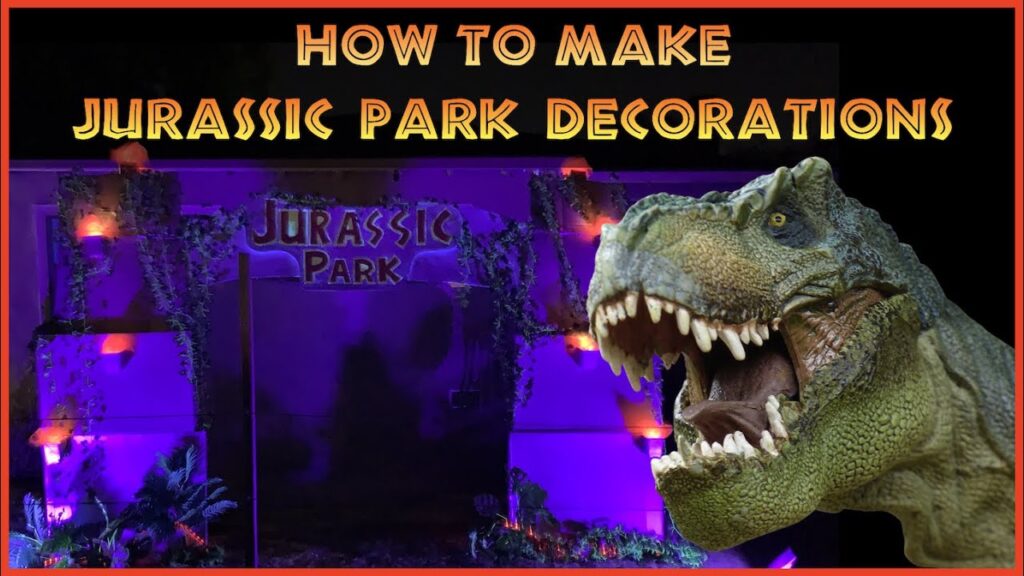 Vidéo jurassic park decorations