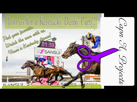 Vidéo kentucky derby party decorations