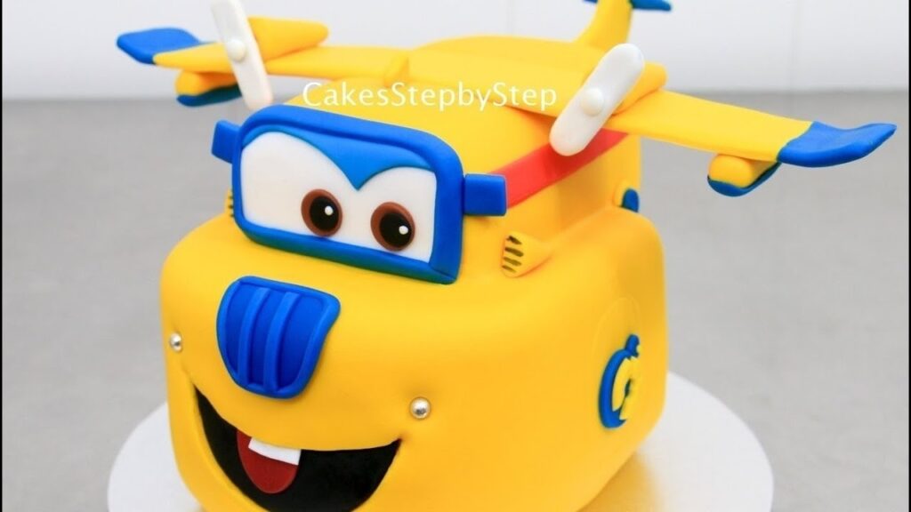 Vidéo decoration gateau super wings