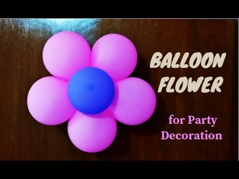 Vidéo birthday party balloon decoration price