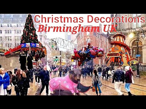 Vidéo christmas decorations birmingham