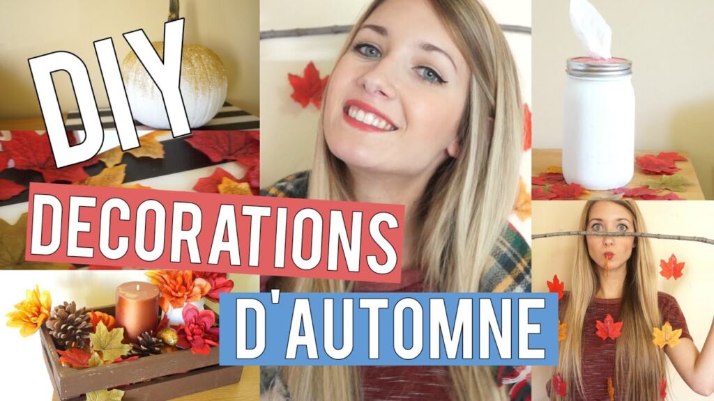 Vidéo decoration fete automne