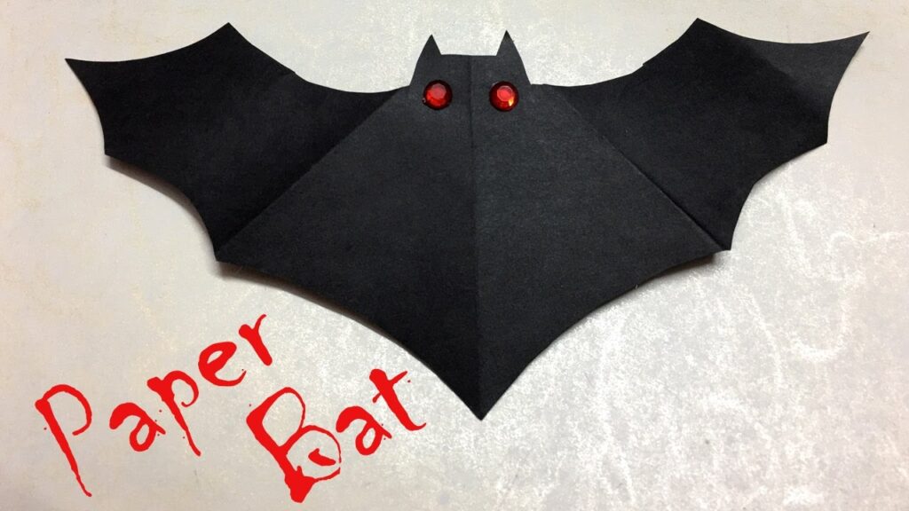 Vidéo printable halloween decorations bats