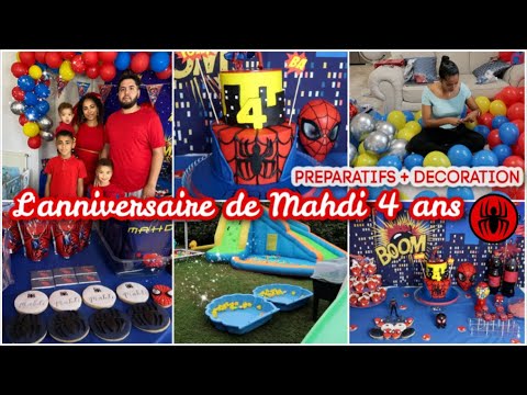 Vidéo decoration anniversaire loup