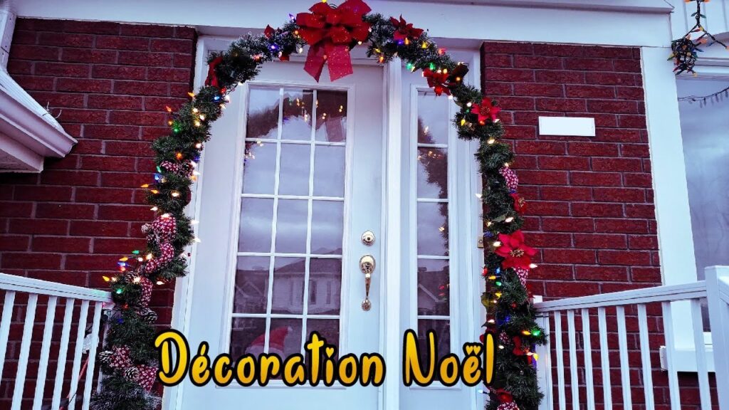 Vidéo decoration noel exterieur pour balcon