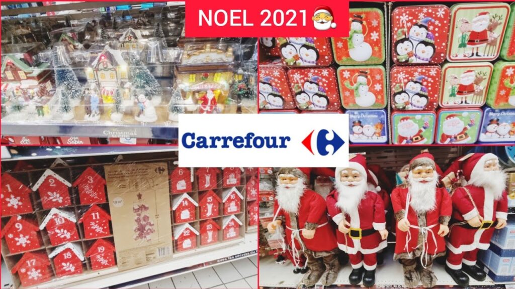 Vidéo decoration noel carrefour market