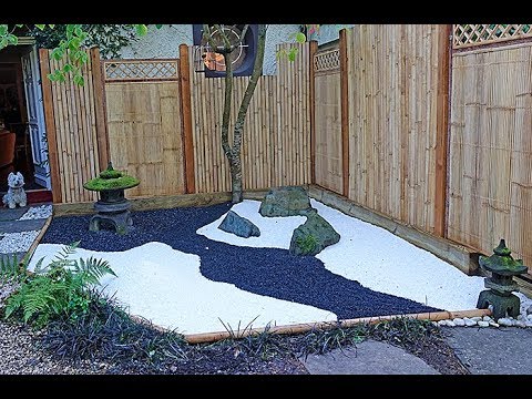 Vidéo decoration japonaise jardin