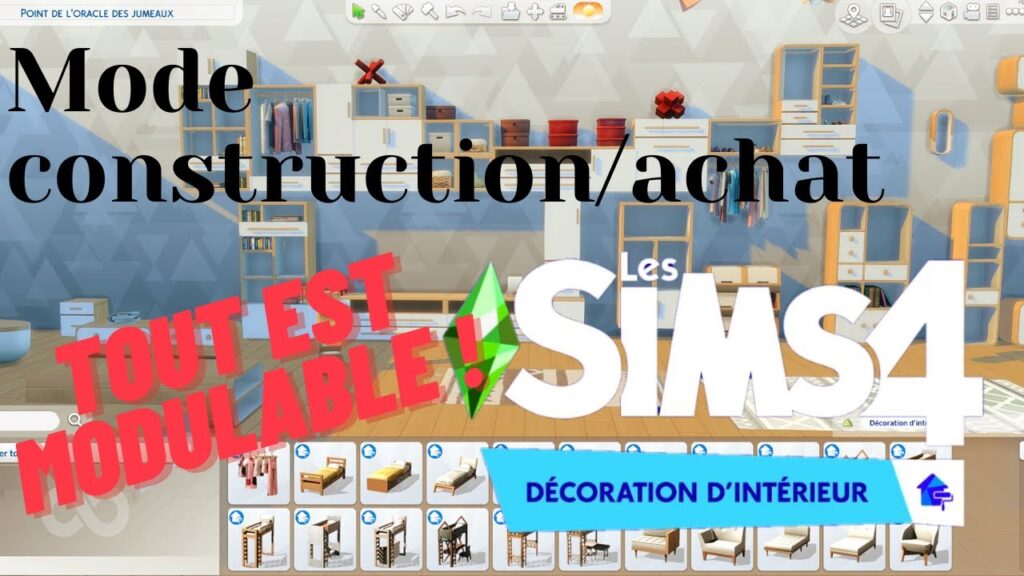 Vidéo sims 4 boite de decoration