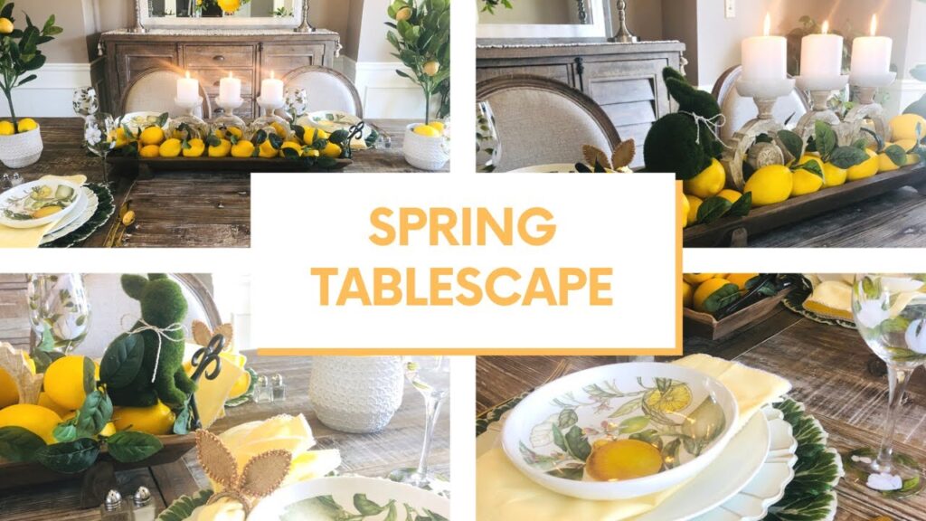 Vidéo spring table decorations pinterest