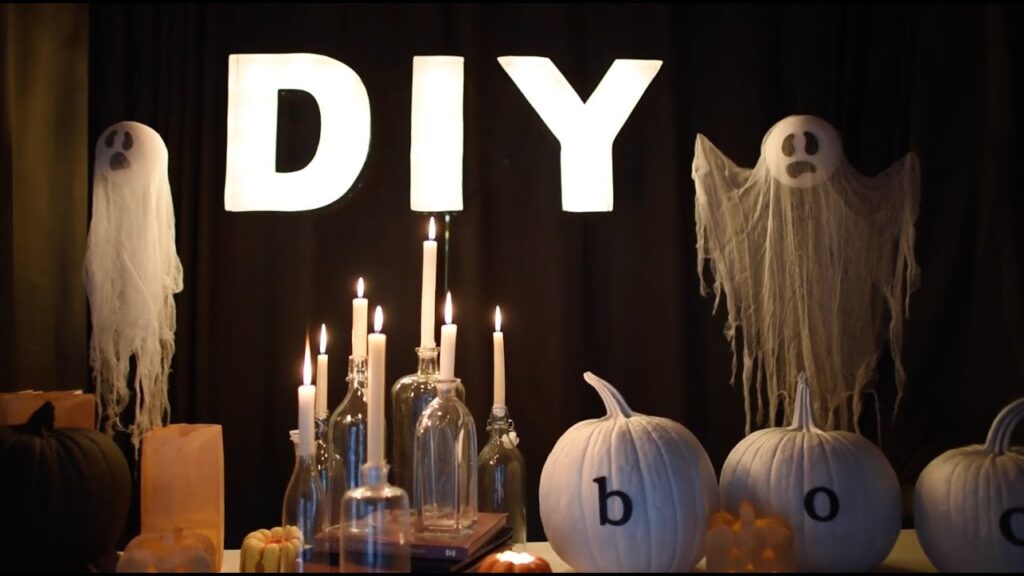 Vidéo halloween decorations on a budget