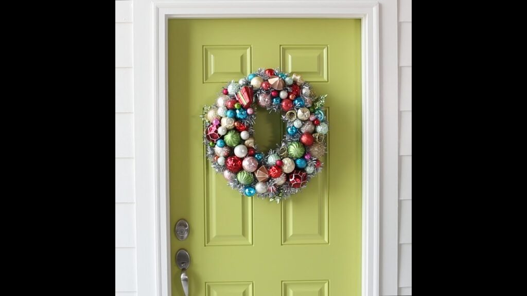 Vidéo festive door decoration