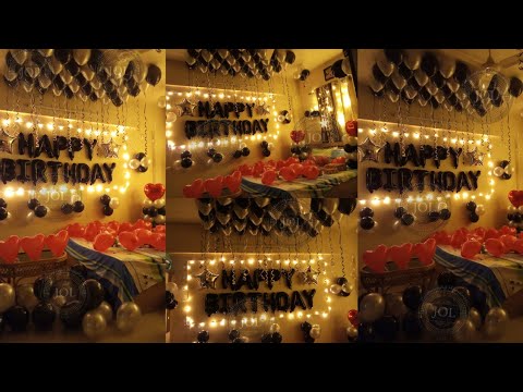 Vidéo birthday decoration ideas for boyfriend