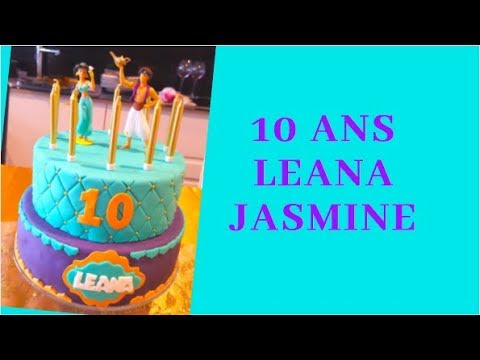 Vidéo decoration anniversaire jasmine