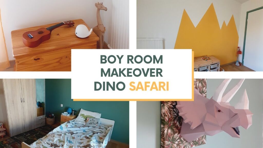 Vidéo decoration dinosaure pour chambre