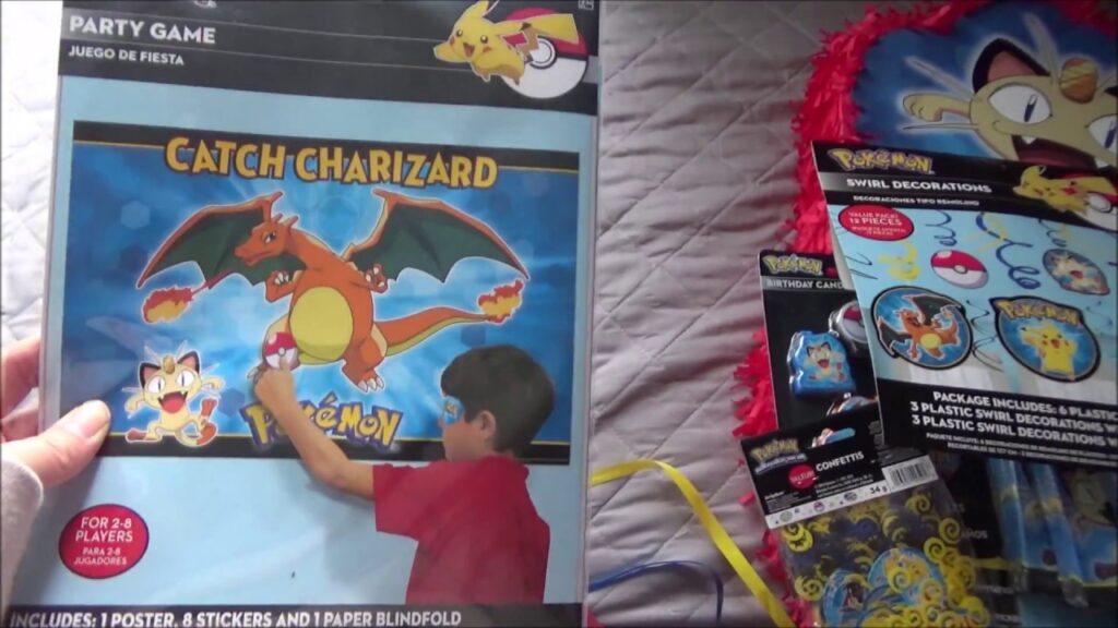 Vidéo party city pokemon decorations