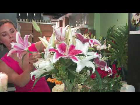 Vidéo lily flower decoration