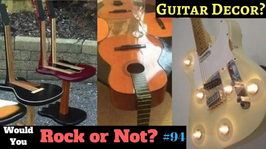 Vidéo guitar decoration ideas