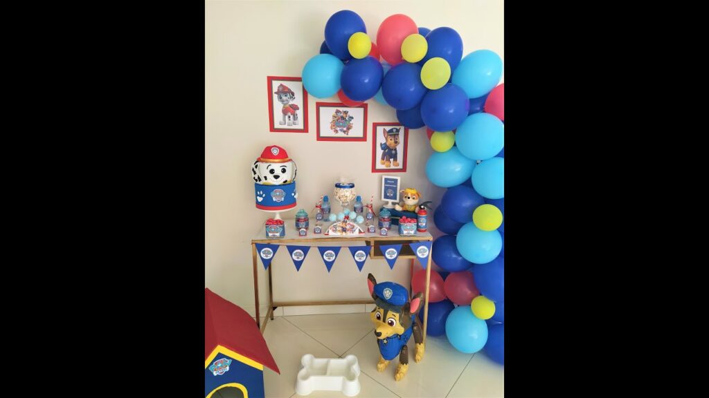 Vidéo decoration pat patrouille fille