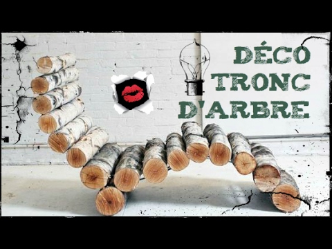 Vidéo tronc arbre decoration interieur