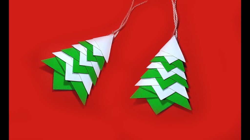 Vidéo origami christmas decorations youtube