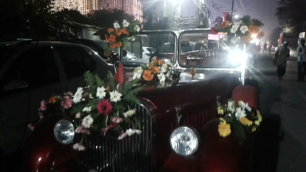 Vidéo rolls royce wedding car decoration