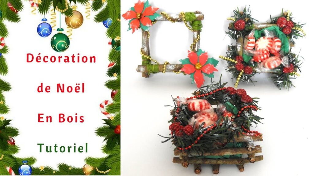 Vidéo decoration de noel exterieur avec des branches