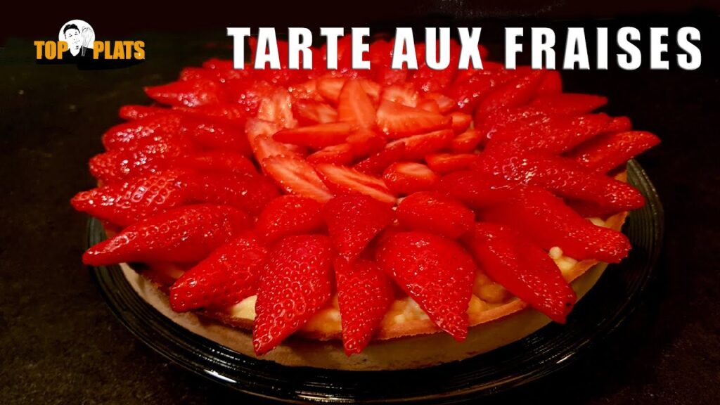 Vidéo tarte au fraise decoration