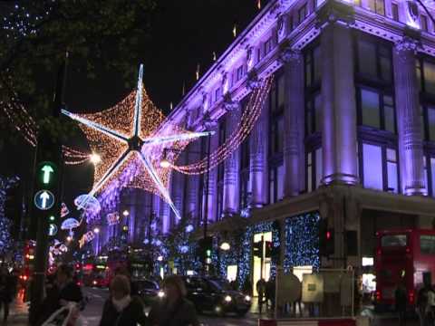 Vidéo decoration noel londres 2019