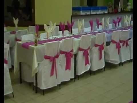 Vidéo decoration de table mariage blanc ivoire et or