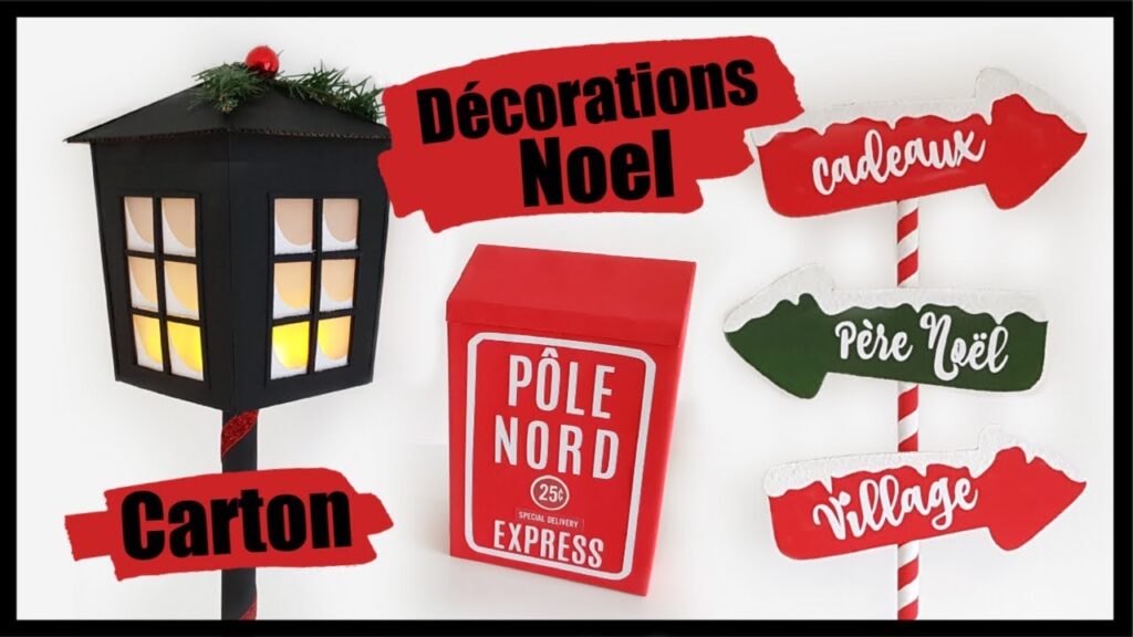 Vidéo modele decoration noel imprimer