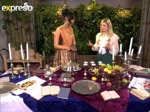 Vidéo medieval table decorations