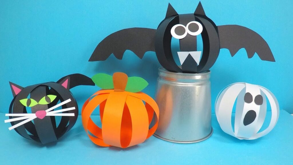 Vidéo halloween decorations diy paper