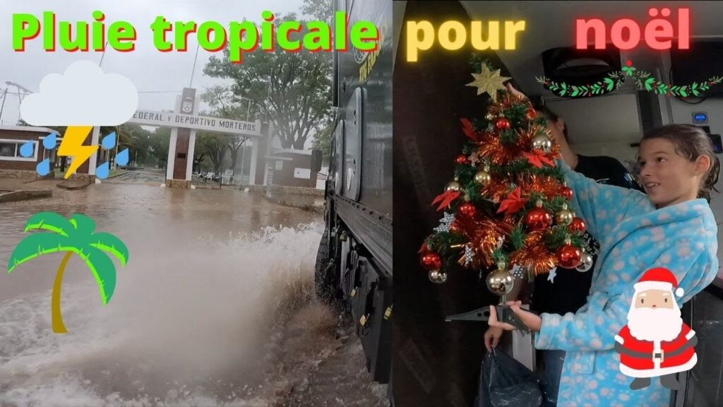 Vidéo decoration de noel pour camion