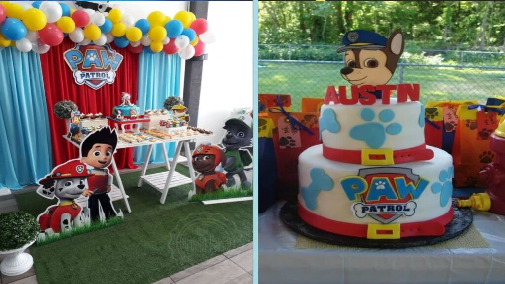 Vidéo paw patrol party decorations