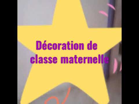 Vidéo decoration de porte noel maternelle